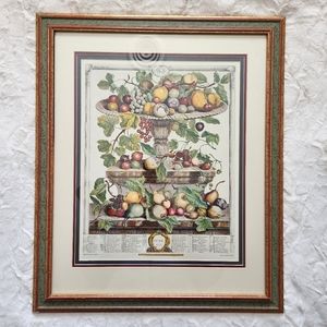 Robert Furber Vintage Framed Floral Print (June)